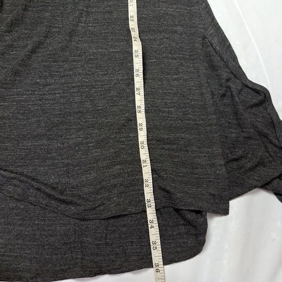 Eileen Fisher Gray Long Sleeve Side Slits Shift Dress‎ - Picture 12 of 12